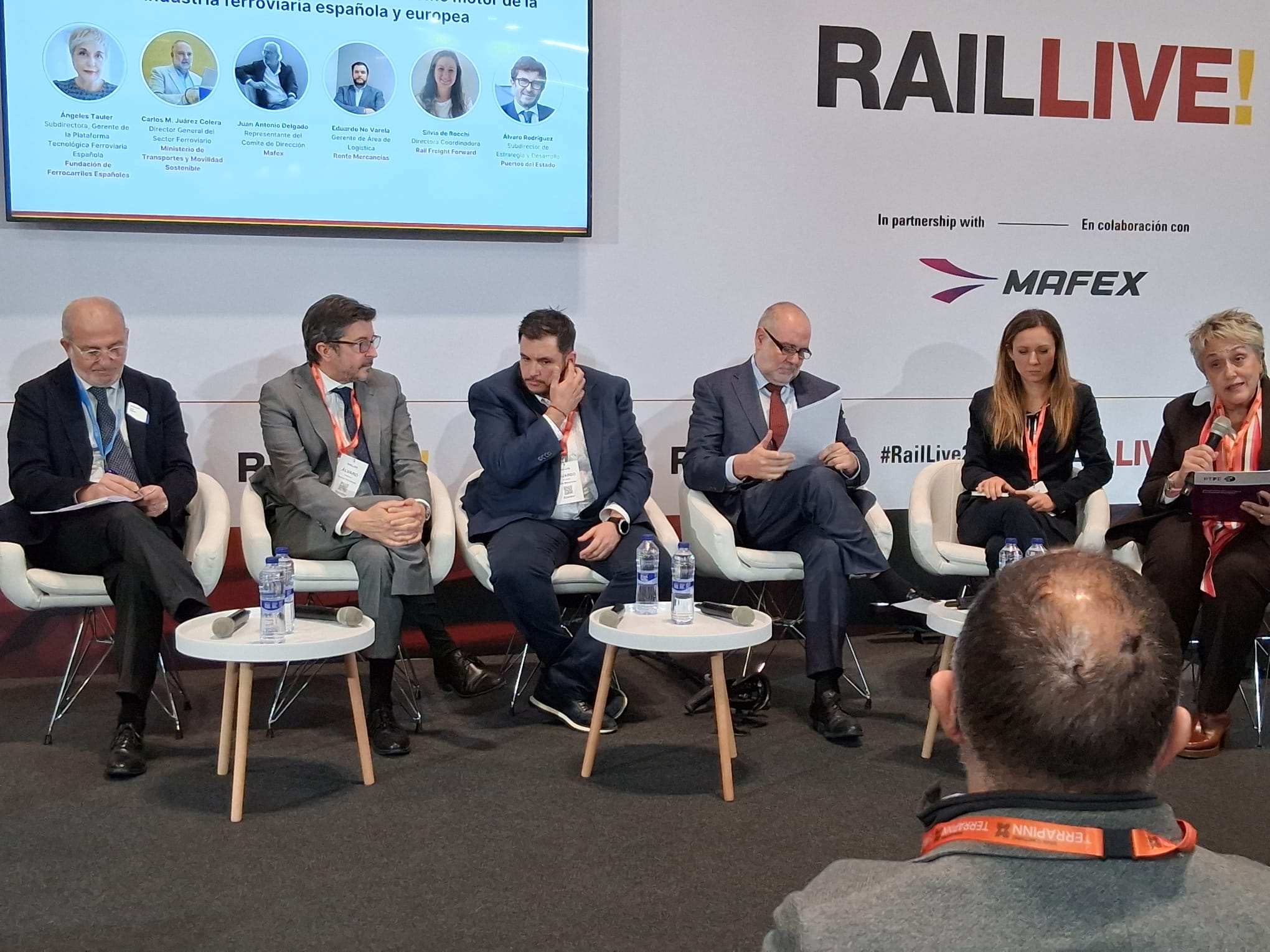 Participacin de la PTFE en la Mesa Redonda El transporte multimodal de mercancas como motor de la industria ferroviaria espaola y europea RAILLIVE, 27 de noviembre 